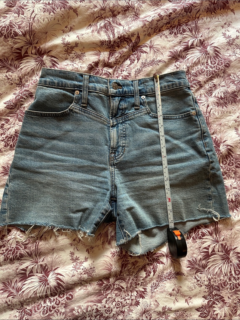 Madewell Blue Denim Cutoff Shorts - Picture 5 of 7